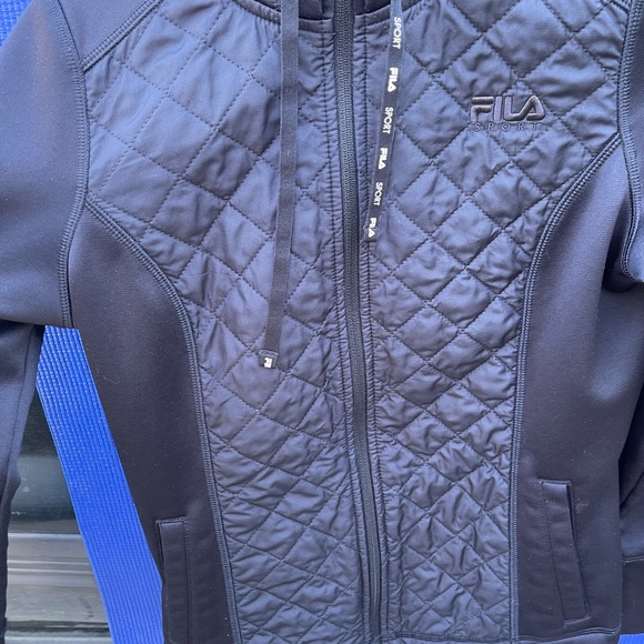 Fila heatgear hooded quilted athletic jacket - Picture 3 of 11